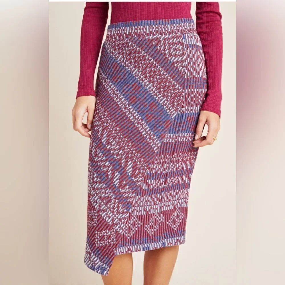 Maeve Anthropologie Carolina faux wrap skirt. Size XS. NWT